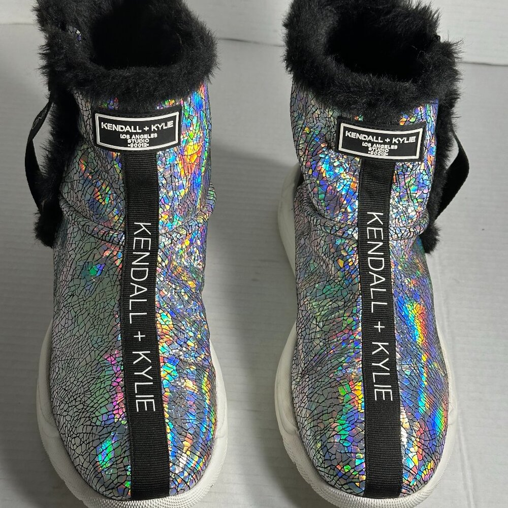 Kendall & Kylie size 10 - Silver Boots